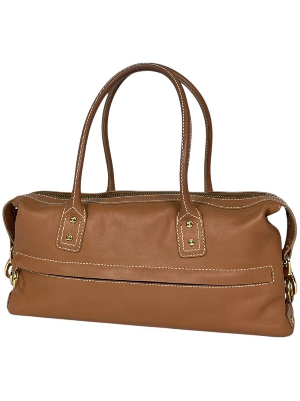 Celine Handbag Leather Brown